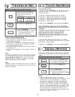 Preview for 51 page of Panasonic NNH264 - MICROWAVE - 2.0 C/OTR Operating Instructions Manual