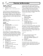 Preview for 58 page of Panasonic NNH264 - MICROWAVE - 2.0 C/OTR Operating Instructions Manual