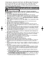 Preview for 33 page of Panasonic NNH504WF - MICROWAVE -1.1 CUFT Operating Instructions Manual