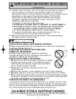 Preview for 34 page of Panasonic NNH504WF - MICROWAVE -1.1 CUFT Operating Instructions Manual