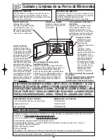 Preview for 55 page of Panasonic NNH504WF - MICROWAVE -1.1 CUFT Operating Instructions Manual