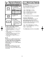 Preview for 14 page of Panasonic NNH624 - MICROWAVE -1.2 CU.FT Operating Instructions Manual