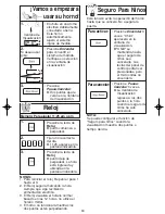 Preview for 42 page of Panasonic NNH624 - MICROWAVE -1.2 CU.FT Operating Instructions Manual