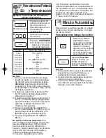 Preview for 43 page of Panasonic NNH624 - MICROWAVE -1.2 CU.FT Operating Instructions Manual