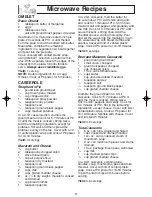 Preview for 19 page of Panasonic NNH624BF - MICROWAVE OVEN 1.2 C SET Operating Instructions Manual