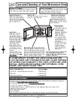 Preview for 25 page of Panasonic NNH624BF - MICROWAVE OVEN 1.2 C SET Operating Instructions Manual