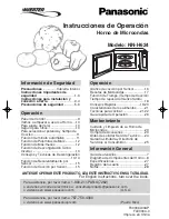 Preview for 31 page of Panasonic NNH624BF - MICROWAVE OVEN 1.2 C SET Operating Instructions Manual