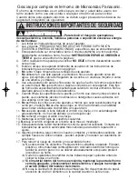 Preview for 33 page of Panasonic NNH624BF - MICROWAVE OVEN 1.2 C SET Operating Instructions Manual