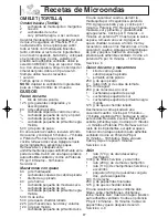 Preview for 49 page of Panasonic NNH624BF - MICROWAVE OVEN 1.2 C SET Operating Instructions Manual