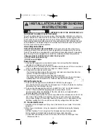 Preview for 7 page of Panasonic NNH664 - MICROWAVE -1.2 CU.FT Operating Instructions Manual