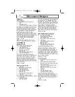 Preview for 21 page of Panasonic NNH664 - MICROWAVE -1.2 CU.FT Operating Instructions Manual