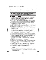 Preview for 34 page of Panasonic NNH664 - MICROWAVE -1.2 CU.FT Operating Instructions Manual