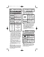 Preview for 45 page of Panasonic NNH664 - MICROWAVE -1.2 CU.FT Operating Instructions Manual