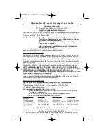 Preview for 58 page of Panasonic NNH664 - MICROWAVE -1.2 CU.FT Operating Instructions Manual