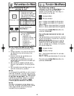 Preview for 44 page of Panasonic NNH724 - MICROWAVE -1.6 CU.FT Operating Instructions Manual