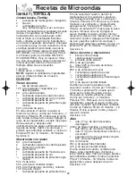 Preview for 50 page of Panasonic NNH724 - MICROWAVE -1.6 CU.FT Operating Instructions Manual