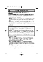 Preview for 7 page of Panasonic NNH764 - MICROWAVE-1.6 CU.FT Operating Instructions Manual