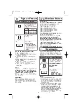 Preview for 15 page of Panasonic NNH764 - MICROWAVE-1.6 CU.FT Operating Instructions Manual