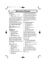 Preview for 20 page of Panasonic NNH764 - MICROWAVE-1.6 CU.FT Operating Instructions Manual