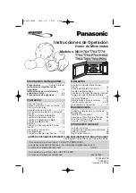 Preview for 31 page of Panasonic NNH764 - MICROWAVE-1.6 CU.FT Operating Instructions Manual