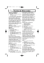 Preview for 50 page of Panasonic NNH764 - MICROWAVE-1.6 CU.FT Operating Instructions Manual