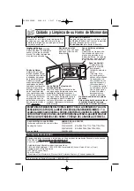 Preview for 56 page of Panasonic NNH764 - MICROWAVE-1.6 CU.FT Operating Instructions Manual