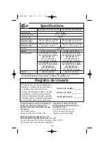 Preview for 60 page of Panasonic NNH764 - MICROWAVE-1.6 CU.FT Operating Instructions Manual