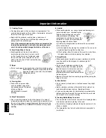 Preview for 136 page of Panasonic NNL534 Operating Instructions And Cookery Book