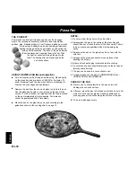 Preview for 148 page of Panasonic NNL534 Operating Instructions And Cookery Book