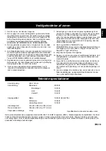 Preview for 21 page of Panasonic NNL564WBSPG Operating Instructions Manual