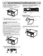 Preview for 27 page of Panasonic NNP295BF - MICROWAVE - 2.0CUFT Operating Instructions Manual