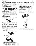 Preview for 28 page of Panasonic NNP295BF - MICROWAVE - 2.0CUFT Operating Instructions Manual