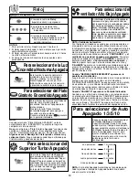 Preview for 44 page of Panasonic NNP295BF - MICROWAVE - 2.0CUFT Operating Instructions Manual