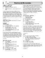 Preview for 51 page of Panasonic NNP295BF - MICROWAVE - 2.0CUFT Operating Instructions Manual