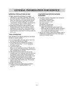 Preview for 12 page of Panasonic NNS244BL - MICROWAVE 2.0 C/OTR Service Manual