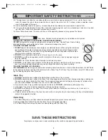 Preview for 5 page of Panasonic NNS255 - MICROWAVE - 2.0CUFT Operating Instructions Manual