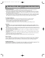 Preview for 7 page of Panasonic NNS255 - MICROWAVE - 2.0CUFT Operating Instructions Manual