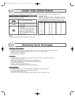 Preview for 16 page of Panasonic NNS255 - MICROWAVE - 2.0CUFT Operating Instructions Manual