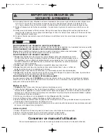 Preview for 39 page of Panasonic NNS255 - MICROWAVE - 2.0CUFT Operating Instructions Manual