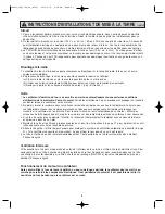 Preview for 41 page of Panasonic NNS255 - MICROWAVE - 2.0CUFT Operating Instructions Manual