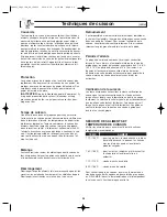 Preview for 60 page of Panasonic NNS255 - MICROWAVE - 2.0CUFT Operating Instructions Manual