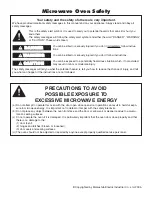 Preview for 2 page of Panasonic NNS255WF - MICROWAVE - 2.0CUFT Operating Instructions Manual