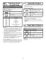 Preview for 13 page of Panasonic NNS255WF - MICROWAVE - 2.0CUFT Operating Instructions Manual