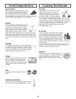 Preview for 22 page of Panasonic NNS255WF - MICROWAVE - 2.0CUFT Operating Instructions Manual