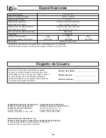 Preview for 60 page of Panasonic NNS255WF - MICROWAVE - 2.0CUFT Operating Instructions Manual