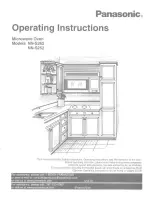 Panasonic NNS262BF - MICROWAVE OVEN/OTR Operating Instructions Manual preview