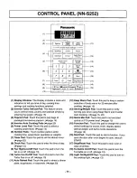 Preview for 12 page of Panasonic NNS262BF - MICROWAVE OVEN/OTR Operating Instructions Manual