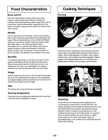 Preview for 26 page of Panasonic NNS262BF - MICROWAVE OVEN/OTR Operating Instructions Manual