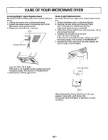 Preview for 30 page of Panasonic NNS262BF - MICROWAVE OVEN/OTR Operating Instructions Manual