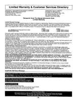 Preview for 32 page of Panasonic NNS262BF - MICROWAVE OVEN/OTR Operating Instructions Manual